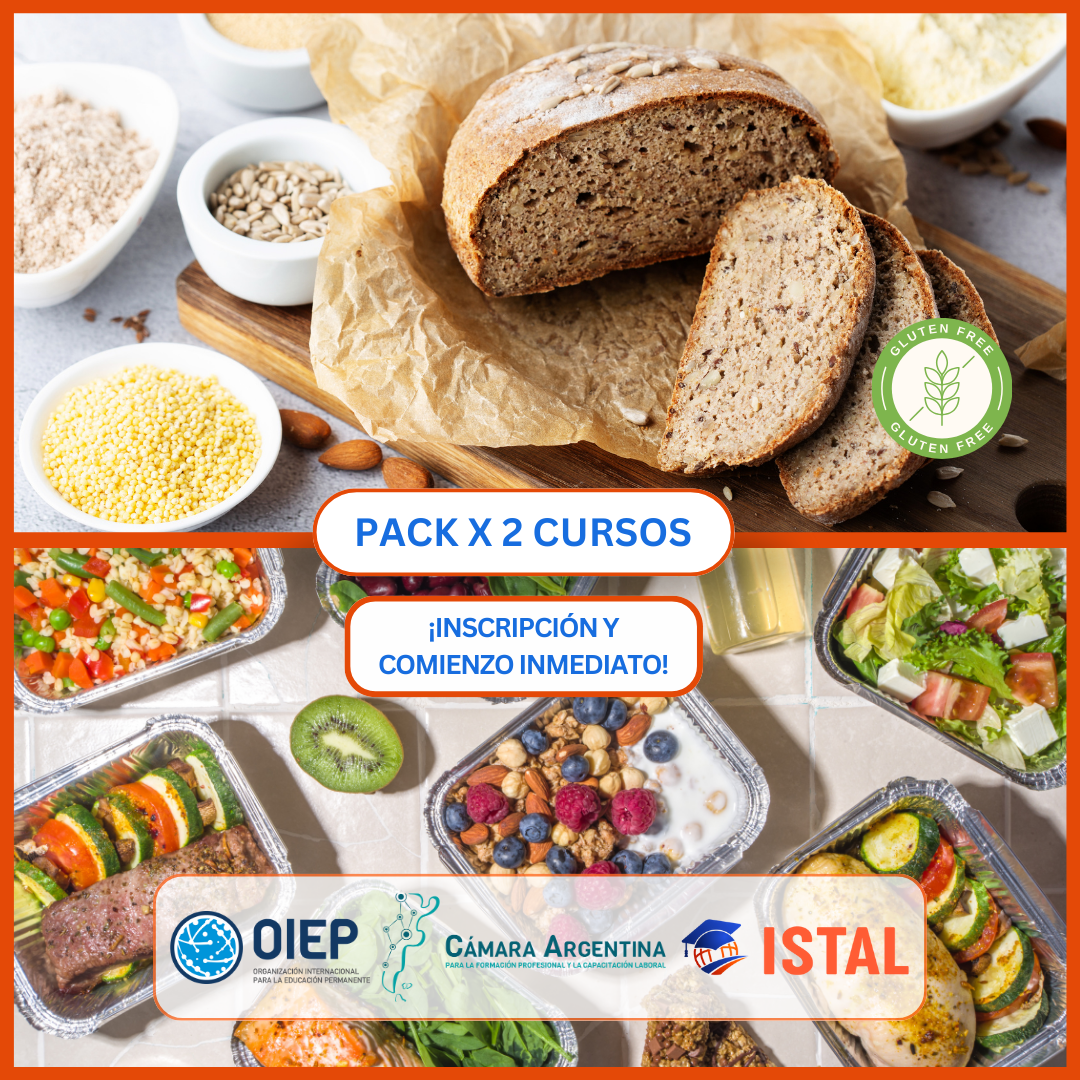 Especialista en Viandas Saludables y Prevención de la Obesidad + Celiaquía, Alergias e Intolerancias Alimentarias