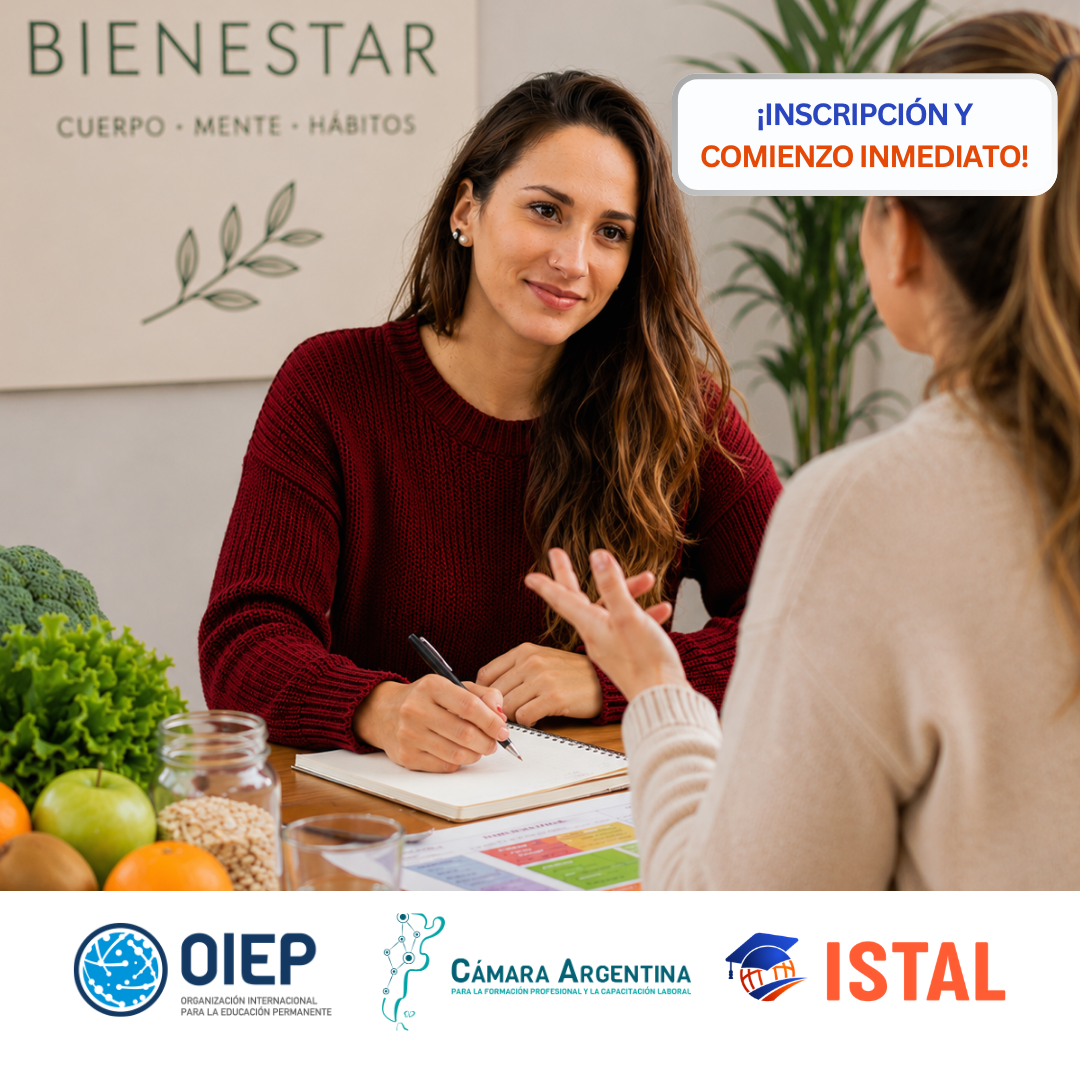 Curso de Coach en Nutrición, Salud y Bienestar Integral