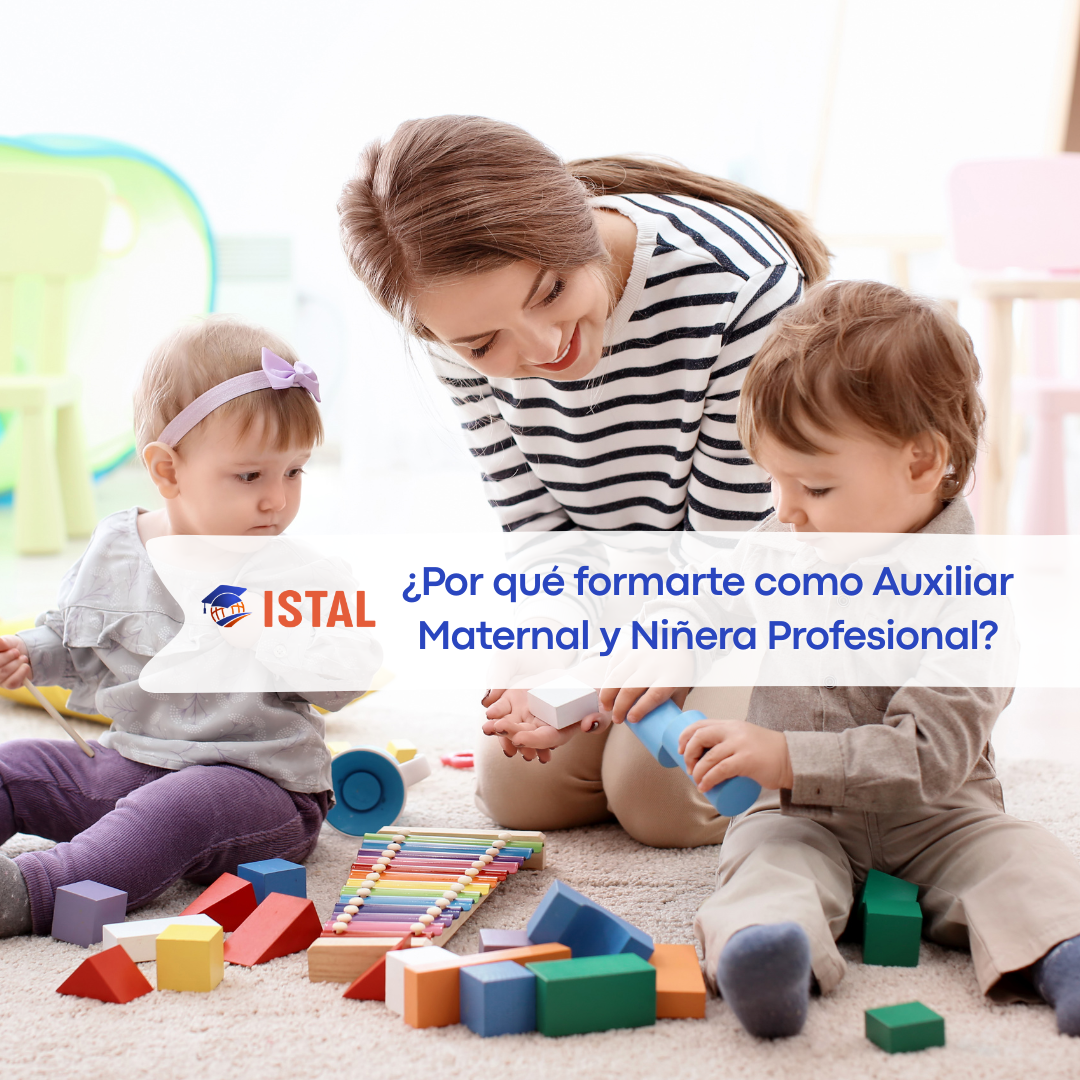 Auxiliar Maternal y Niñera Profesional: una formación con gran salida laboral