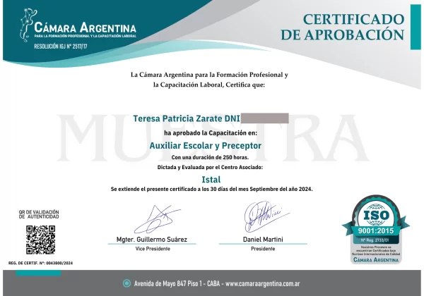 certificado